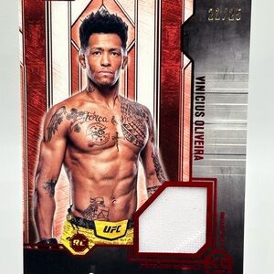 2025 Topps Knockout UFC Vinicius Oliveira 21/25 Red Knockout Relics #KOR-VO RC